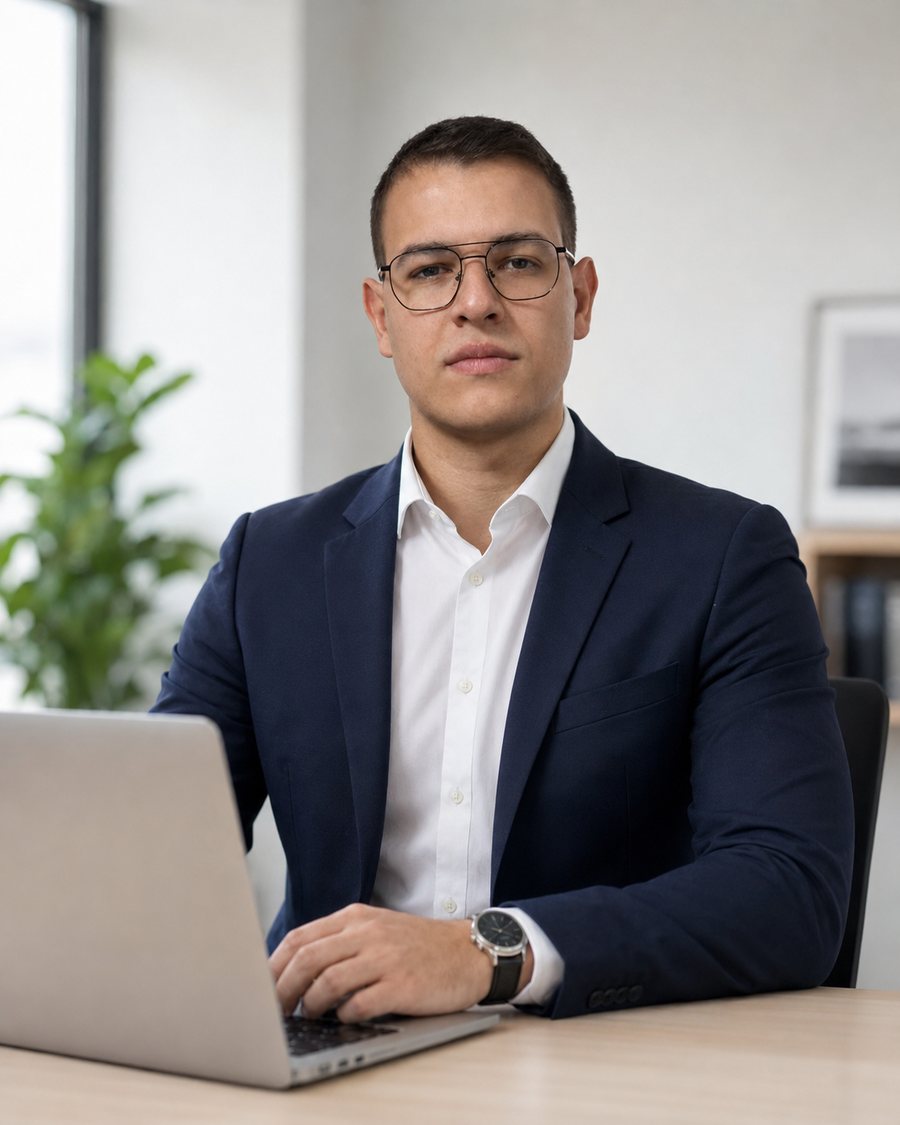 Nathan Ferreira trabalhando na estratégia de tráfego pago de clientes da NF Performance